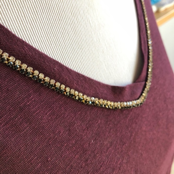 💜 NWT jeweled long sleeve💜 - Picture 3 of 5